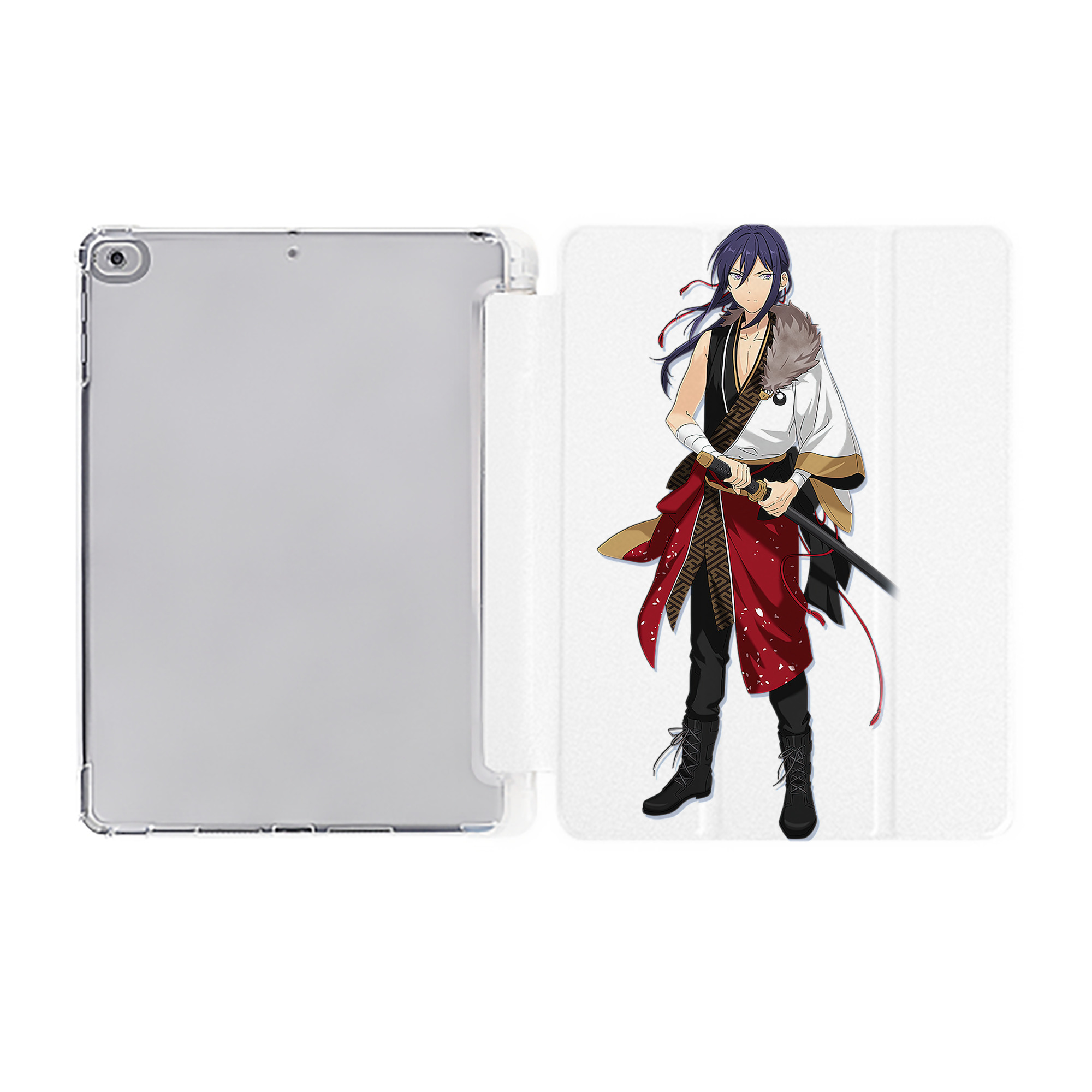 （画像用） あんさんぶるスターズ! Ensemble Stars IPad ケース ペン収納付き 三つ折りスタンド PUレザー×シリコン 対応機種9.5/10.5/10.9インチ